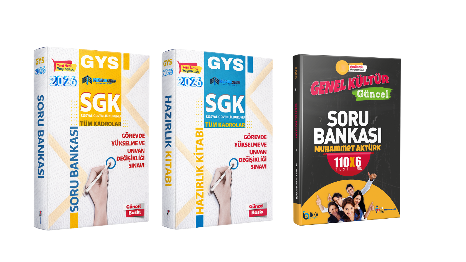 2026 yılı Sosyal Güvenlik Kurumu GYS ve Ünvan Değişikliği Soru Bankası ve Hazırlık Kitabı 2'li Seti Memur Sınav Yayınları PEK YAKINDA !